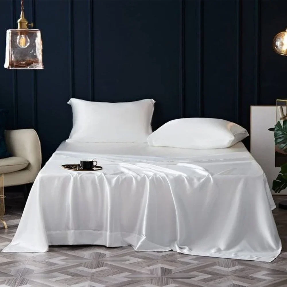 New 3-4 Pcs Satin Sheets -  Silky Super Soft Extra Deep Pocket Twin o… - Picture 6 of 16